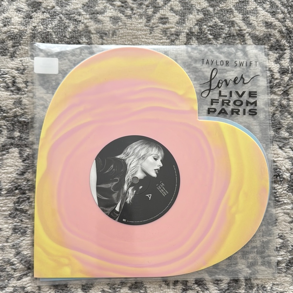 Taylor Swift Heart-Shaped Vinyl Record